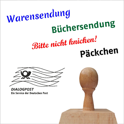 Dialogpoststempel, Büchersendung